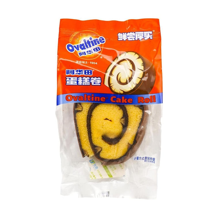 Ovaltine Flavor Cake Roll 2Pack 1 count