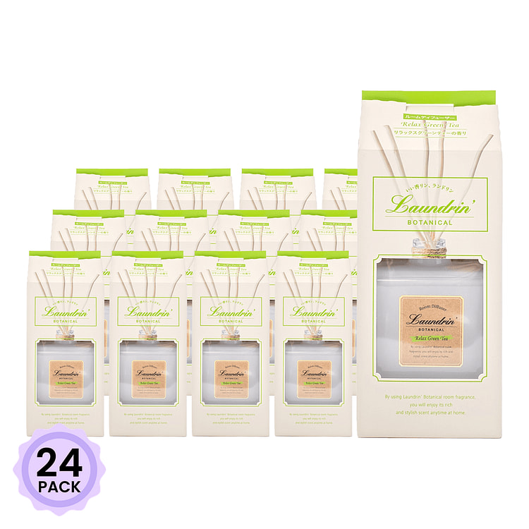 日本 朗德林 室内扩香精油香薰 (清新绿茶) 80 毫升*24 包