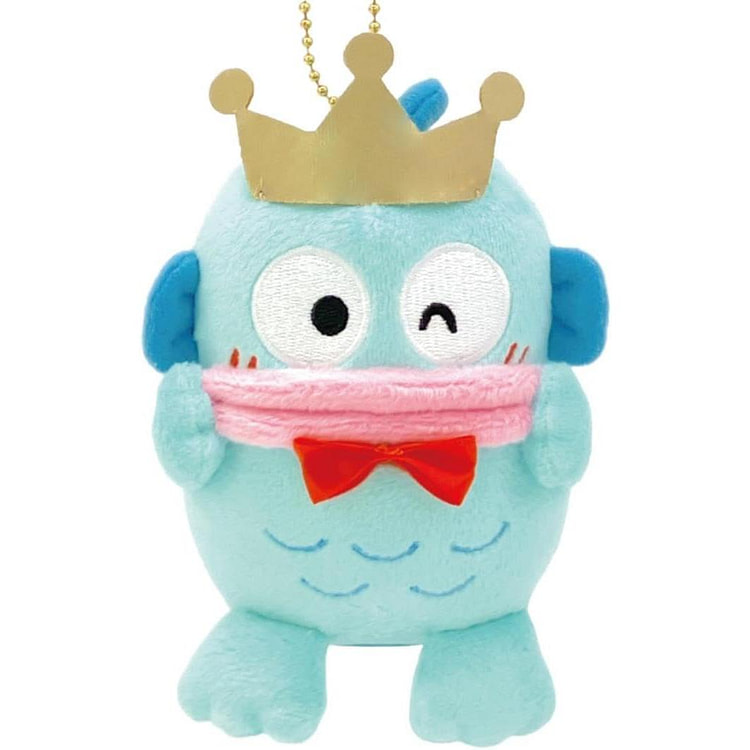 Móc khóa nhồi bông vương miện Sanrio Hangyodon 1 phần