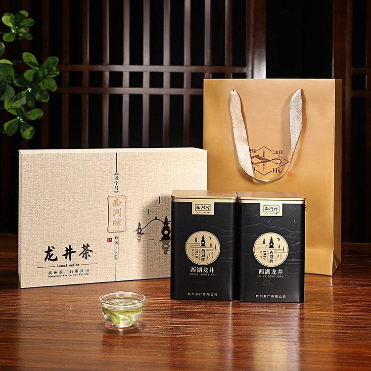 西湖牌 西湖龙井 明前特级贰号 礼盒装 100 克