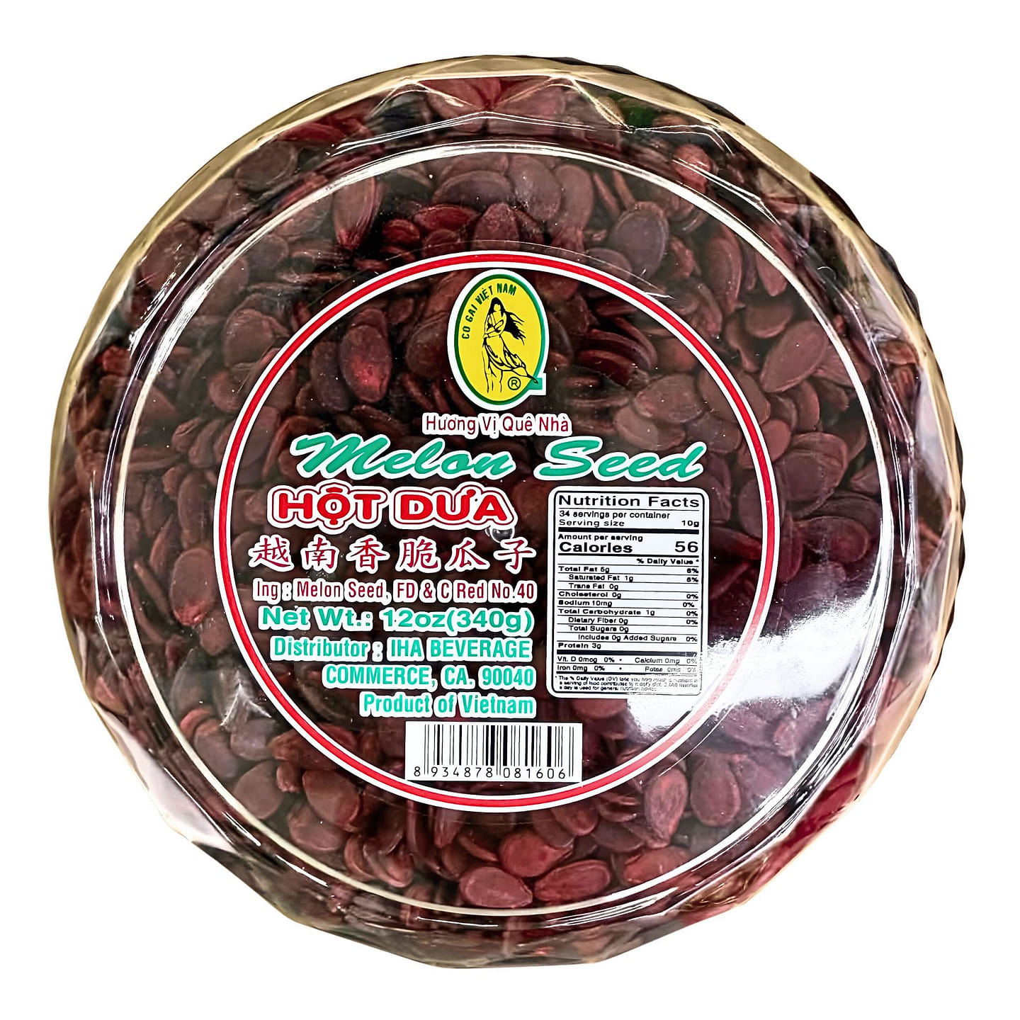 [CO GAI VIET NAM] Melon Seed – 12oz 1 each