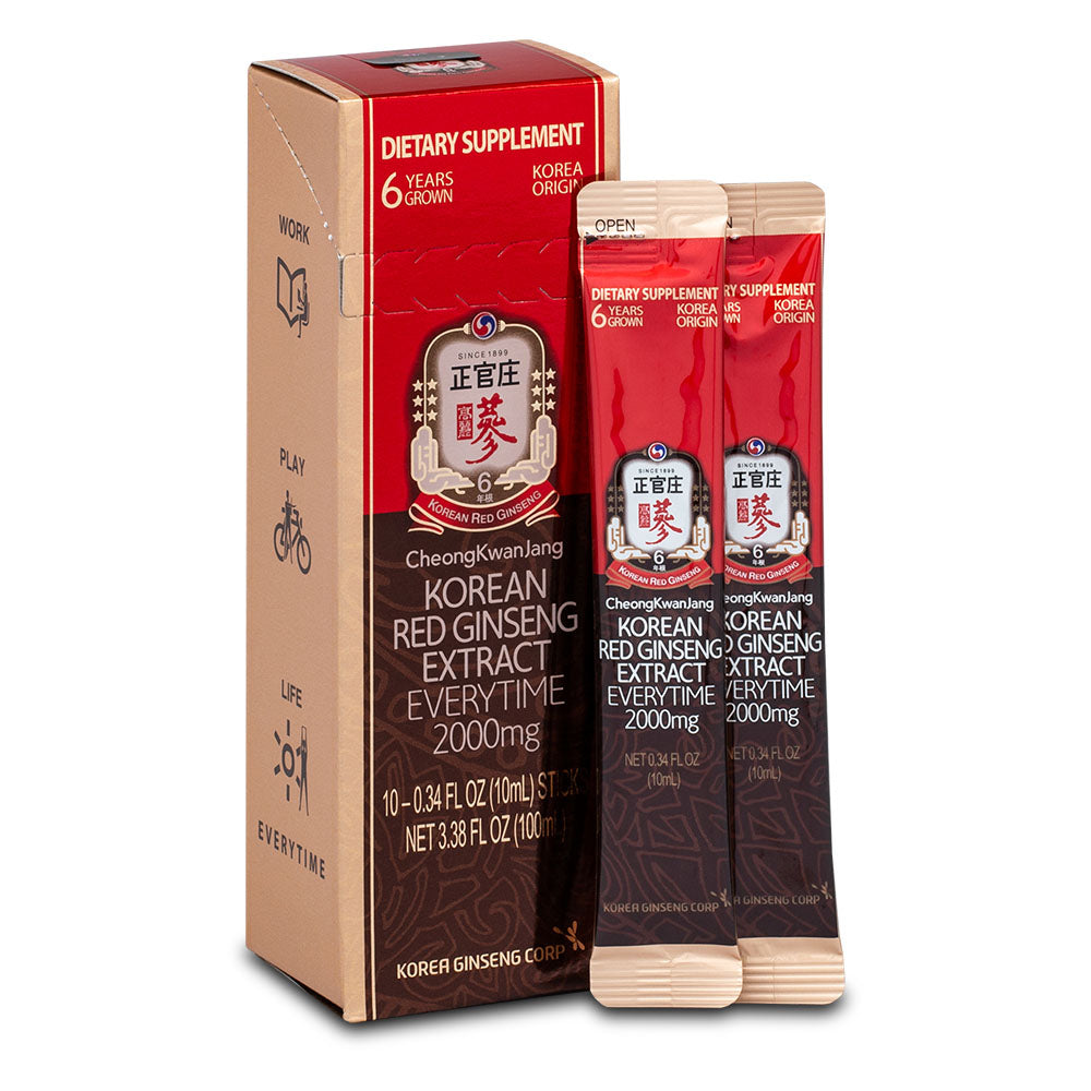 Extract Everytime 2g Korean Red Ginseng - CheongKwanJang 10 Stick 