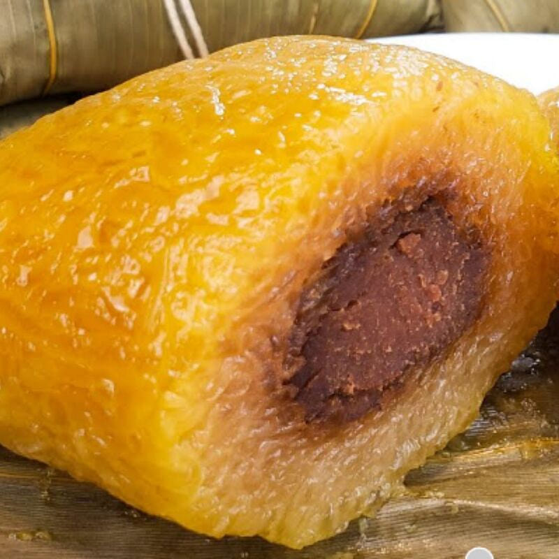 Lye Water infused Zongzi with Red Bean Paste 3 count