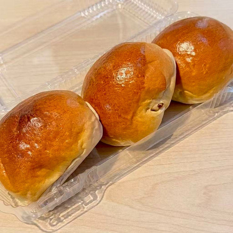 Bbq Pork Bun 3pc in Plastic Box 1 count