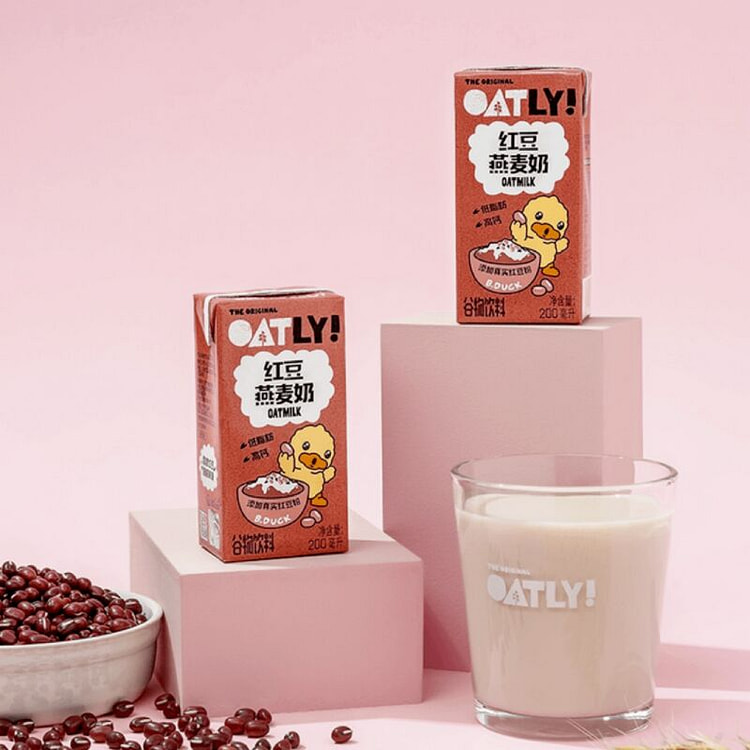 OATLY噢麦力 红豆燕麦奶 200ml
