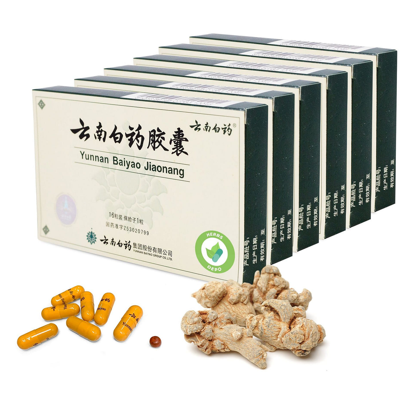 Yunnan Baiyao Capsules - For Pets 6 Pack 1 個