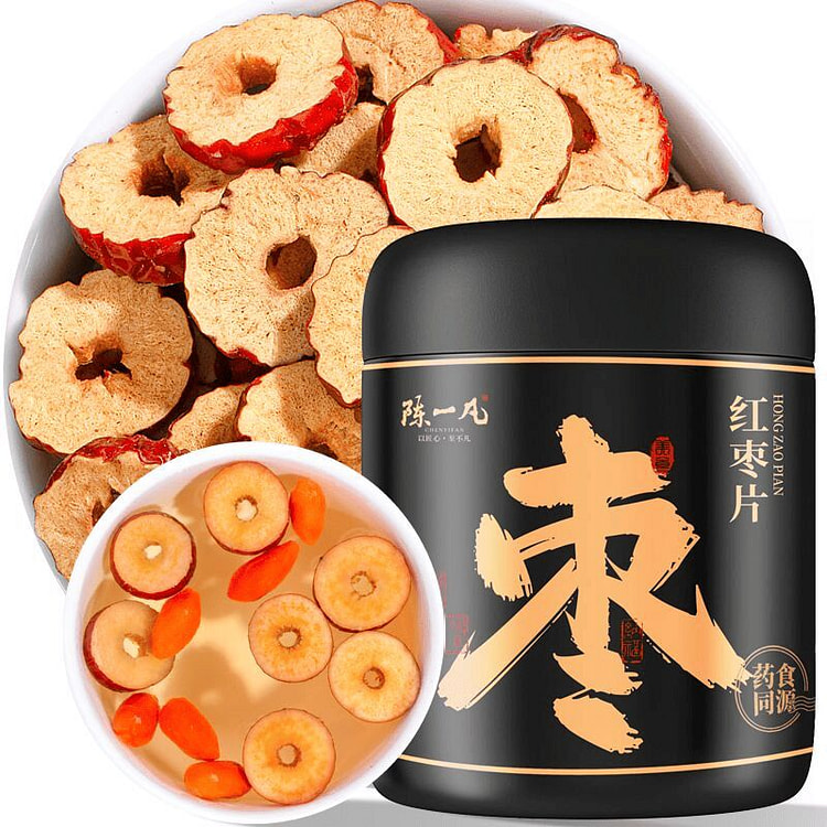 陈一凡  红枣片新鲜可即食无核红枣片120克*1罐 120 克