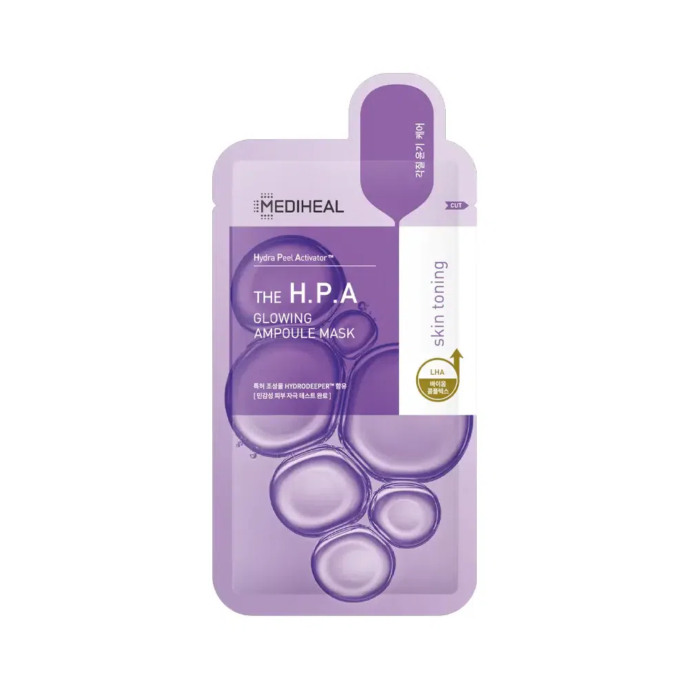 Mediheal The H.P.A Glowing Ampoule Mask 10pcs 1 box