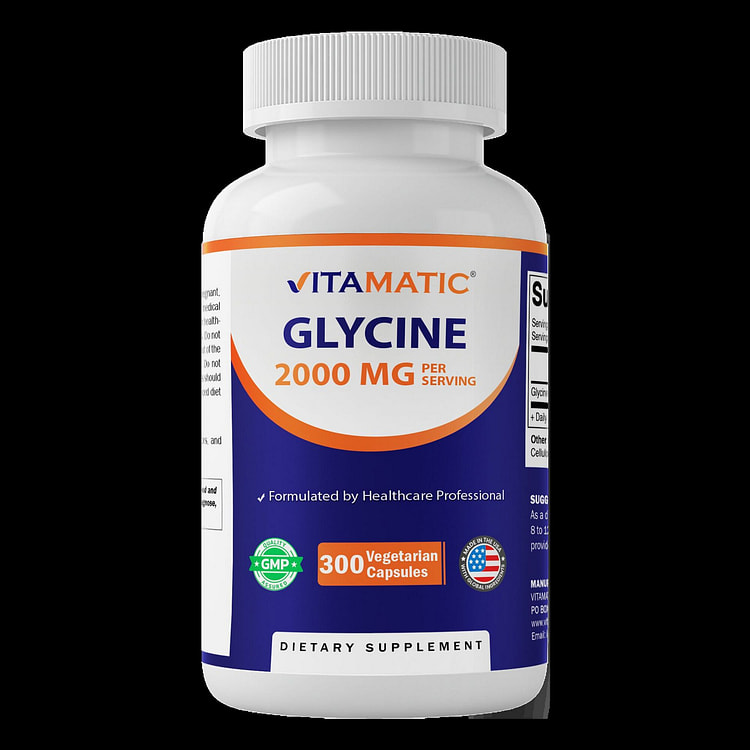 Glycine Supplement 2000mg - 300 Capsules