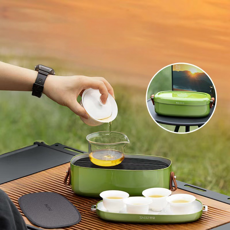 KungFuTea Brewing Set - Green 1 케이스