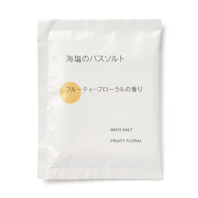muji 无印良品 海盐浴盐 果香花香 40g/袋