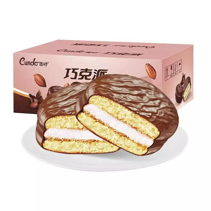 【唇动】黑巧克力派夹心蛋糕230g 230 克