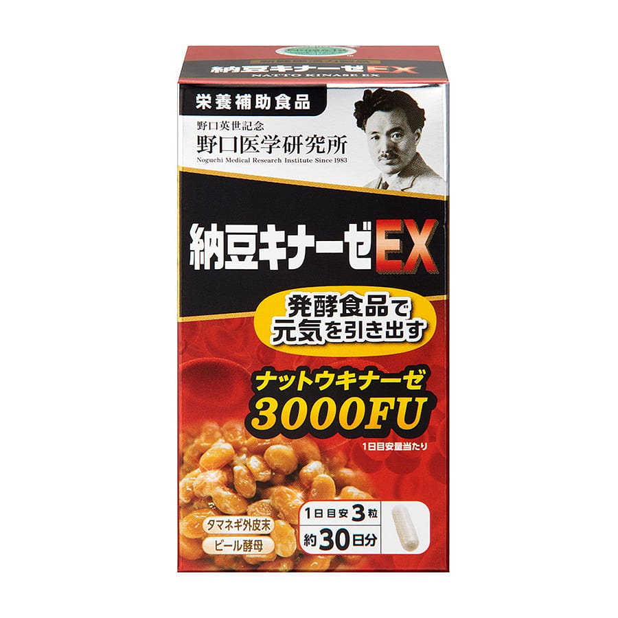 NOGUCHI MEDICAL Nattokinase 3000FU New 90capsules/ 1 本