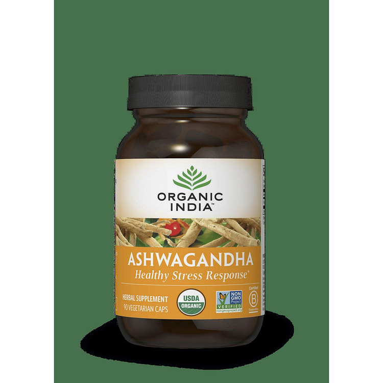 Organic India Ashwagandha 90 Veg Cap