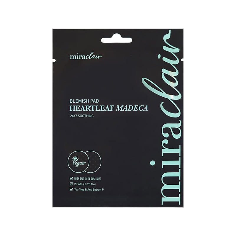 Miraclair’s Heartleaf Madeca Blemish Pad 2 Pads 1 each