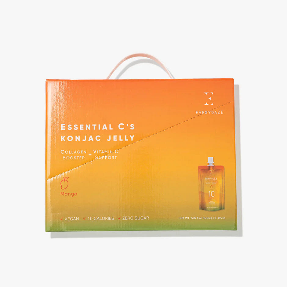 EVERYDAZE Mango Essential C's Konjac Jelly (Collagen + Vitamin C) 10 Packs 1 each