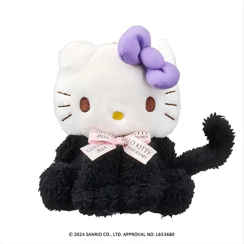 GODIVA ブラックキャット G クリスピー（3粒入）+ハローキティ