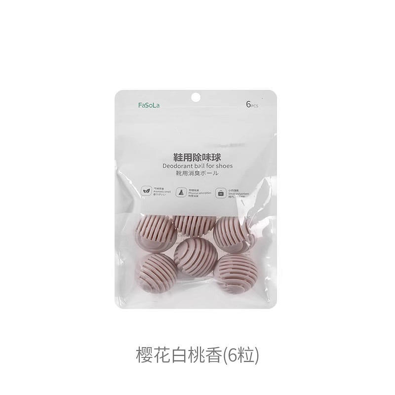 Deodorant Balls Cherry Blossom White Peach 6pcs 1 each