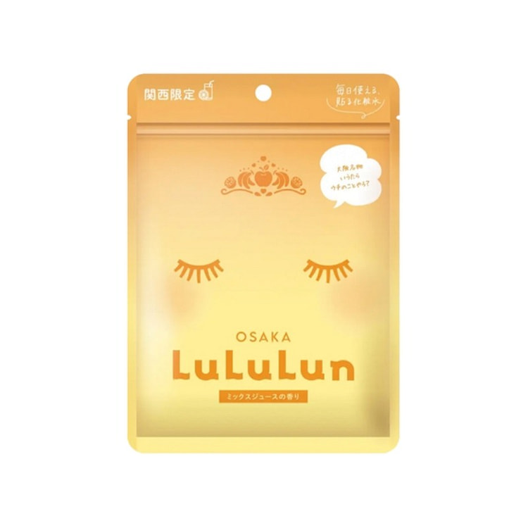 Lululun 大阪关西限定面膜 7片入 混合果汁
