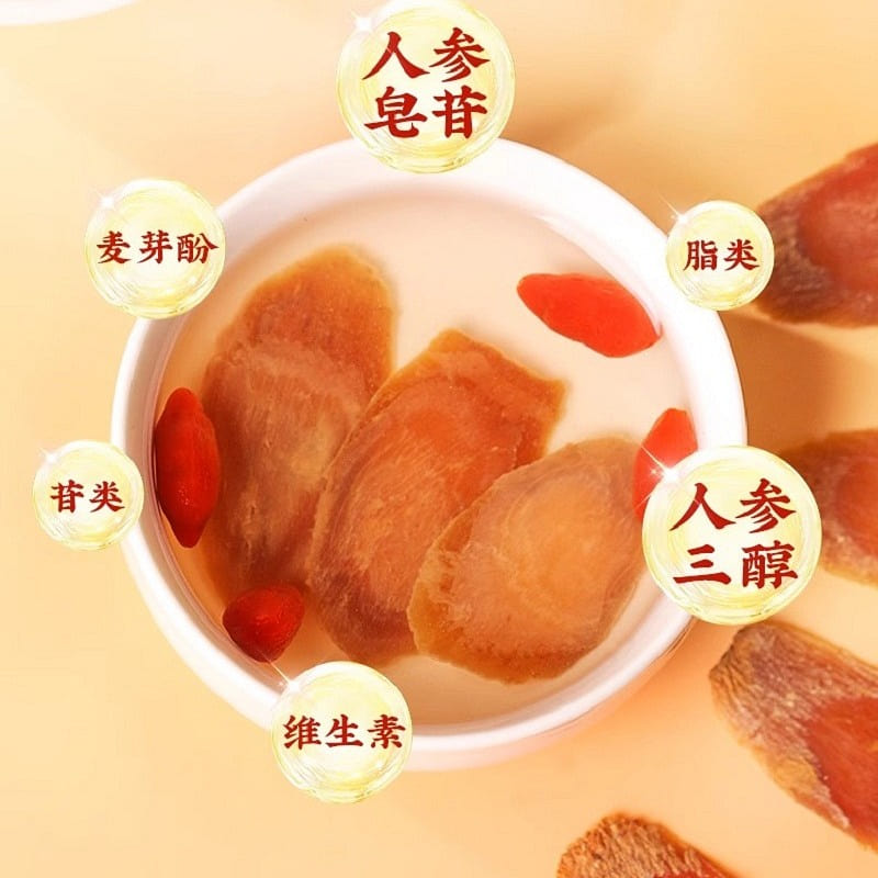 red ginseng slices., 50 g