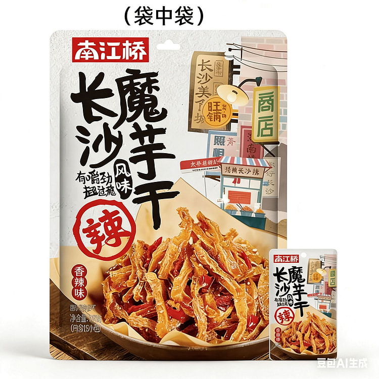 南江桥魔芋干辣味 100 克