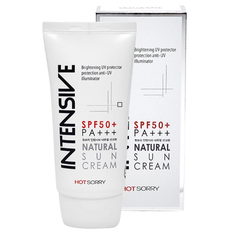 HOTSORRY Intensive Natural Sun Cream SPF50+ PA+++ 70 ml