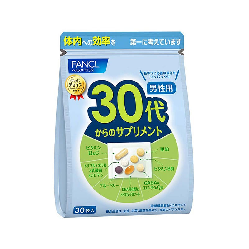 FANCL Composite Supplement For 30 Ages Males 1 each