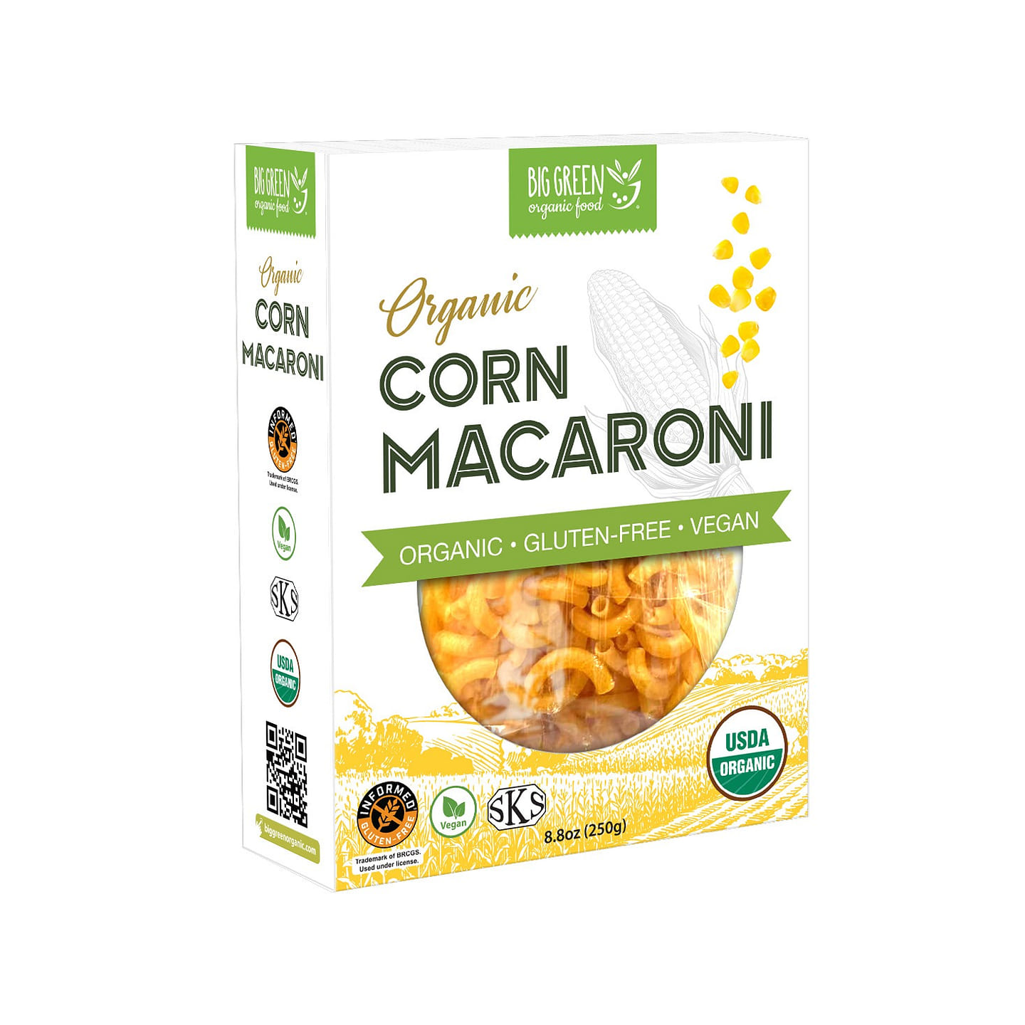 Organic Corn Macaroni 8.8 oz