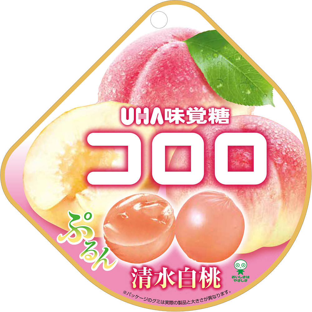 UHA KORORO Shimizu White Peach Gummy 40g 40 g