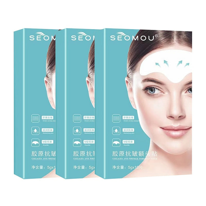30 pieces of collagen anti-wrinkle forehead patche 1 each