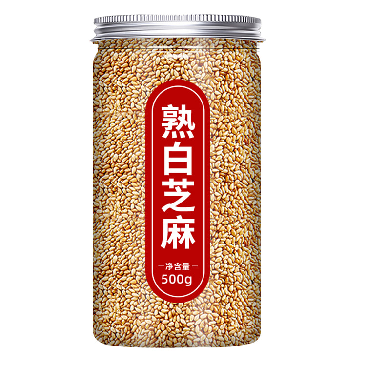 兔酱烘焙火锅烧烤蘸料熟白芝麻500g*1瓶