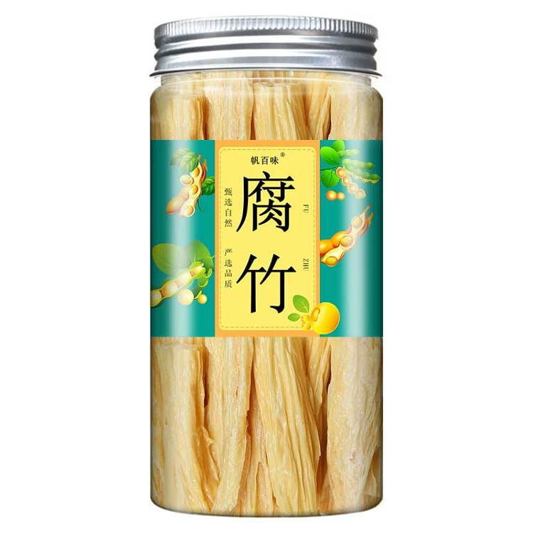 帆白味 纯正头层鲜腐竹干货大片火锅拌菜低盐家用即食