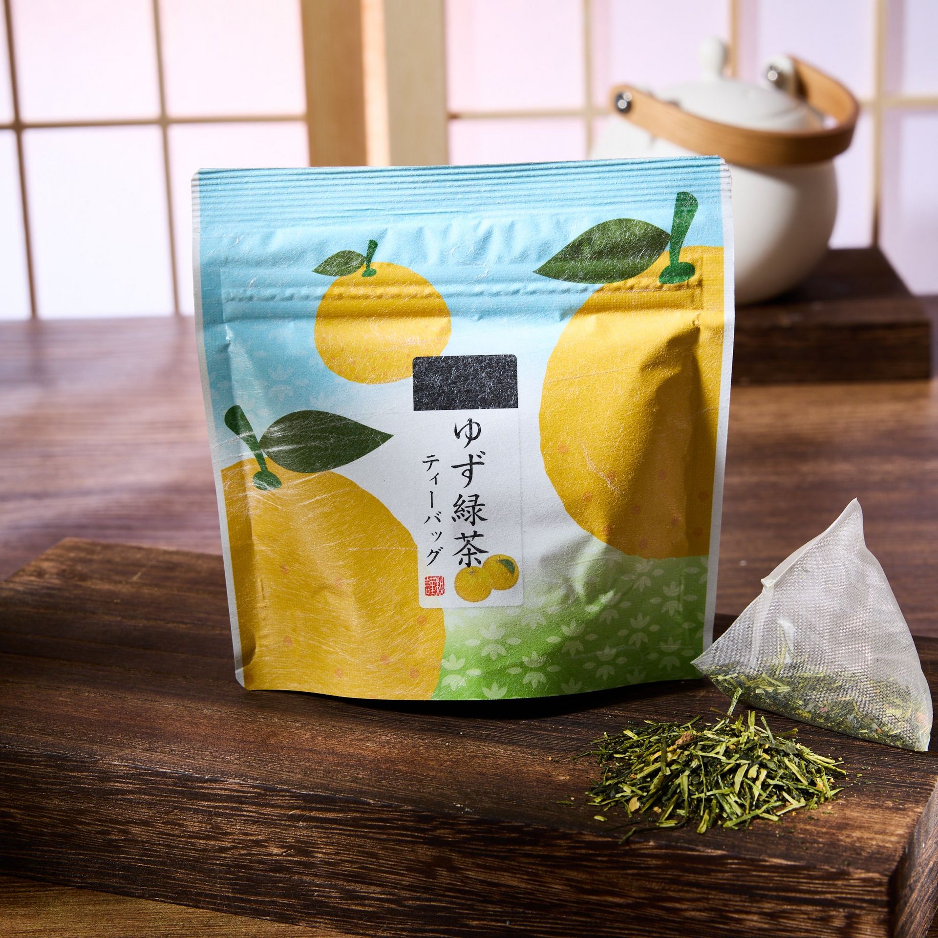 Yuzu Ryokucha Green Tea (7 tea bags) 22 กรัม