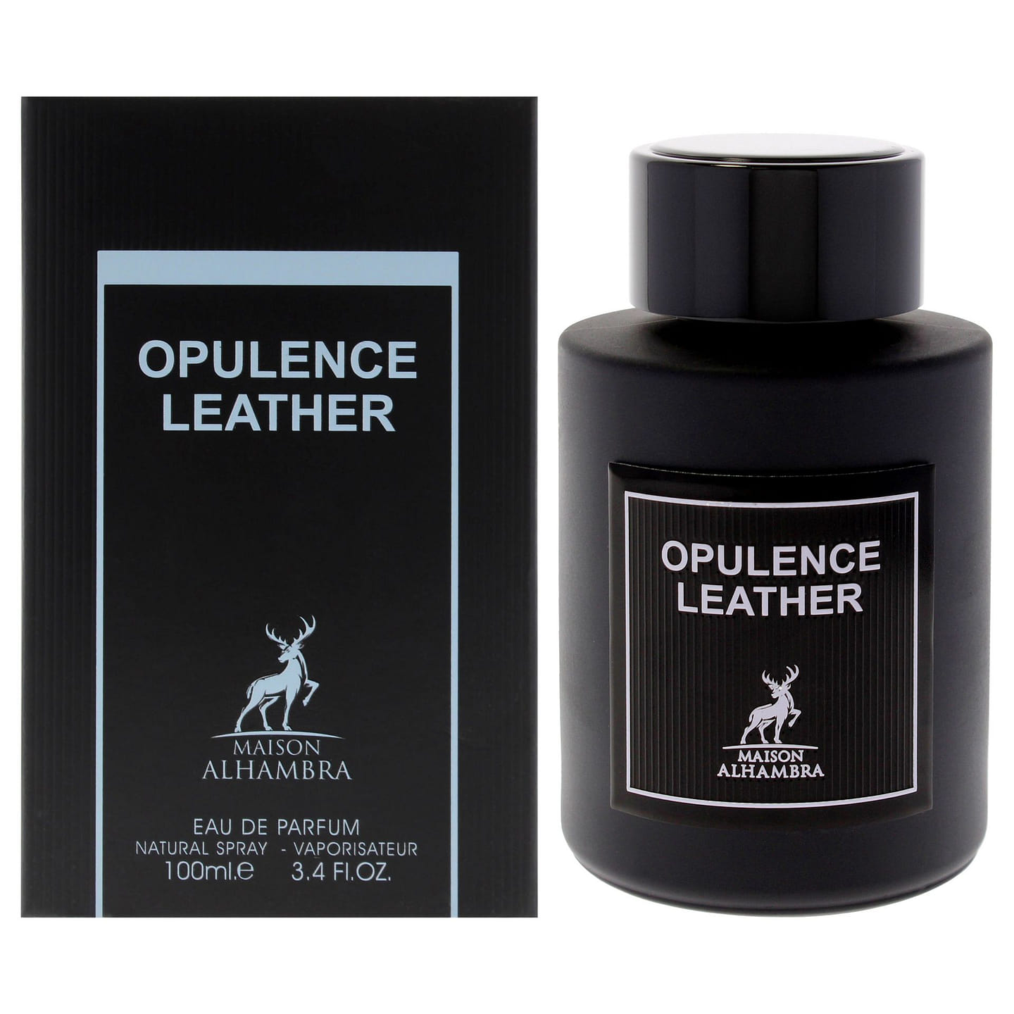 Opulence Leather by Maison Alhambra for Men 3.4 oz 3.4 oz