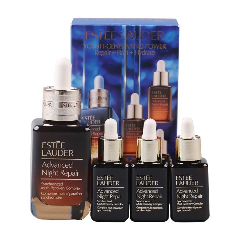Estee Lauder small brown bottle essence celebration suit 50ml+15mlx3