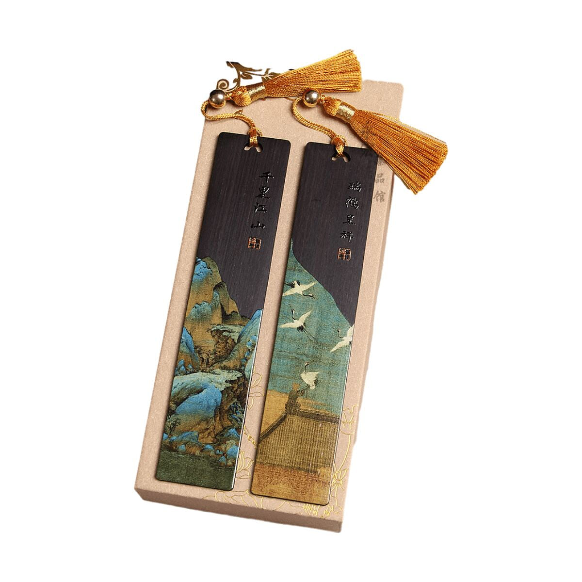 Mountain Painting Painted Bookmark Gift Box 1 each