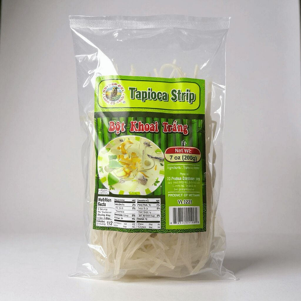 Tapioca Strip Bot Khoai Trang 200 g