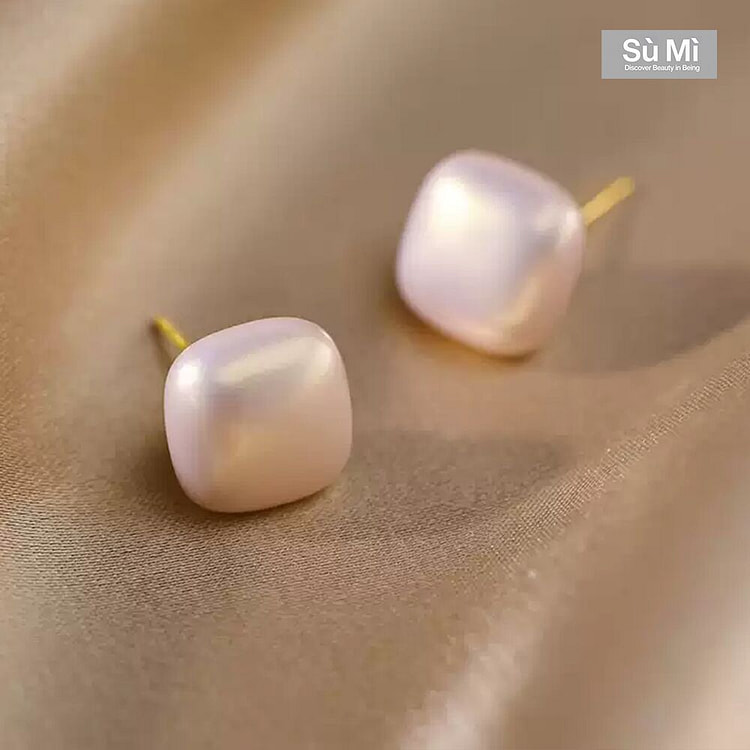 SUMI小方糖珍珠 耳饰礼盒装