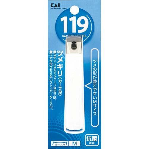 贝印 119 弧形刀刃 指甲刀 M 号 1 份
