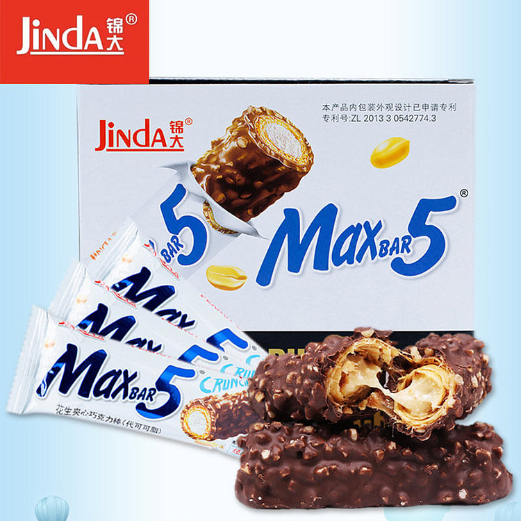 Maxbar5花生夹心巧克力棒果仁棒35g* 12 420 克