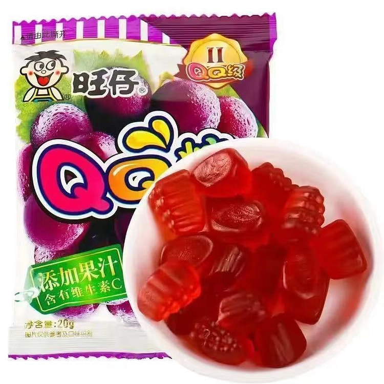 Wangwang Son QQ Sugar Grape flavor 20g*5 pack 1