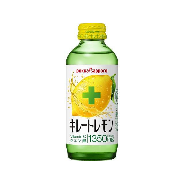 Pokka Sapporo Carbonated Lemon VC Drink 155ml 1 each
