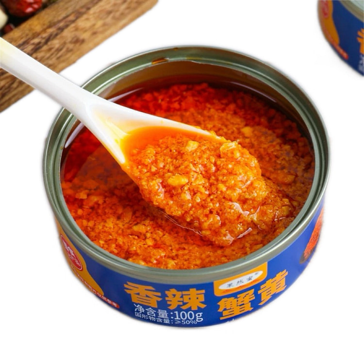 果然蜜香辣蟹黄酱拌面酱