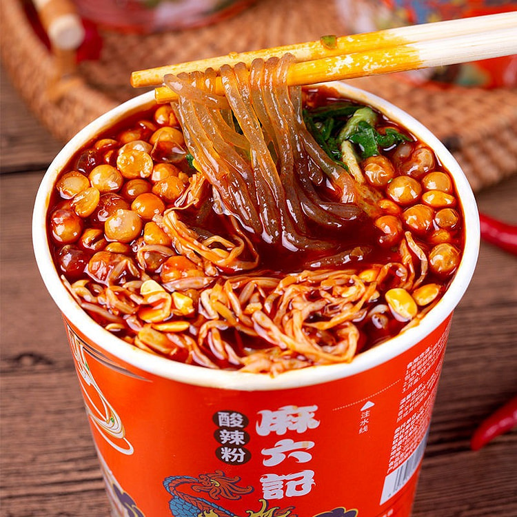 【2大桶】麻六记酸辣粉 地道酸辣 方便速食粉