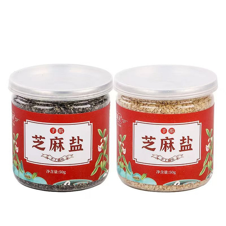 50g white sesame salt+50g black sesame salt