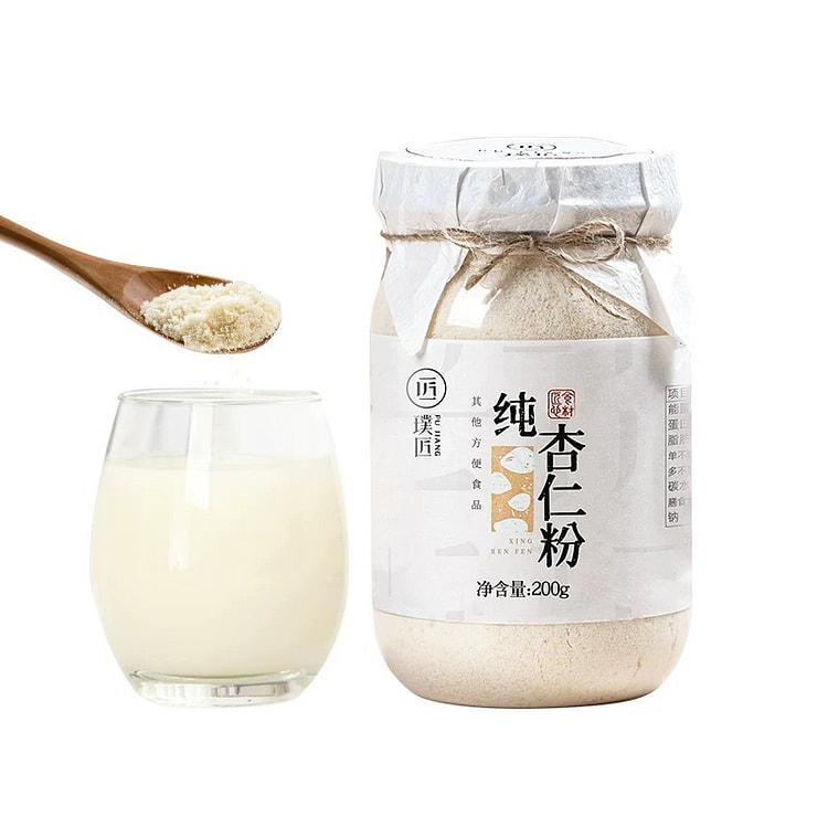 璞匠纯杏仁粉 冲饮即食熟南杏仁粉烘焙专用营养早餐代
