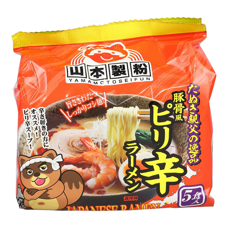 Pirikara Tanuki 精选辣拉面（5 …