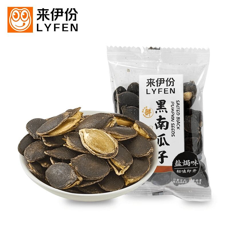 来伊份盐焗黑金刚南瓜子500g 500 克