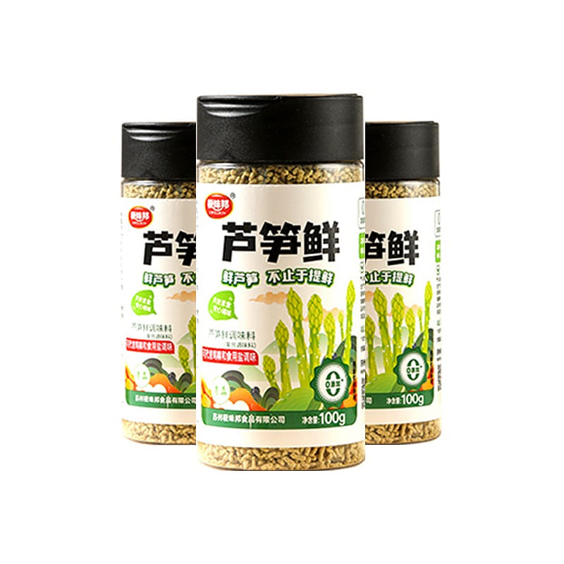 JiWEIBANG Asparagus Umami Seasoning 100g 3bottles 100 g