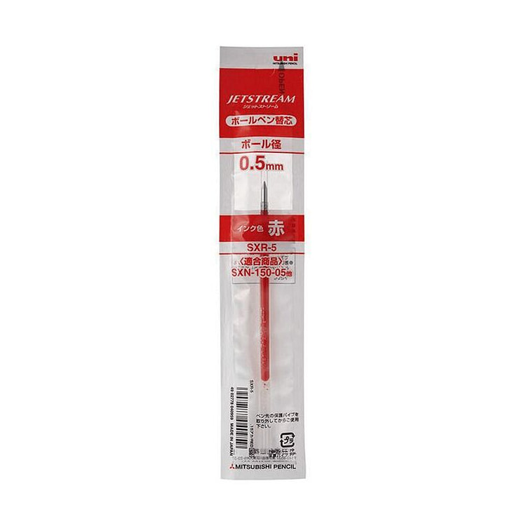 UNI Push-to-Dry Gel Pen 0.5mm Refill Red